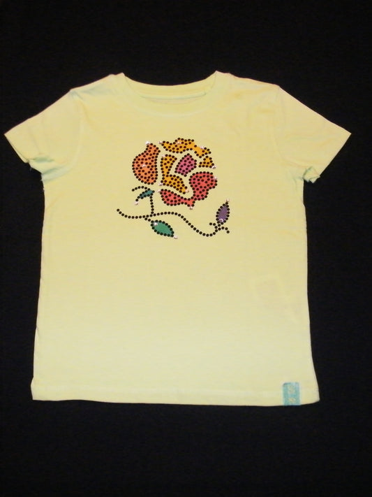 Mädchen Shirt mit Rose